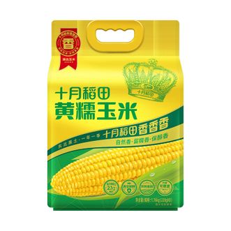 十月稻田  黄糯玉米1.76kg方便速食袋装