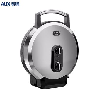 奥克斯/AUX  电饼铛AKP-40A09-BC定时款 家用商用煎烤机早餐机蛋饼机双面烙饼机旋钮控温煎饼锅 烤盘大火力40CM