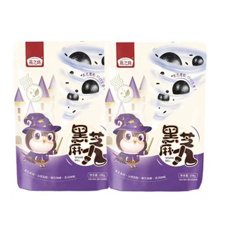 燕之坊  黑芝麻丸108g*2袋 即食芝麻丸子芝麻球办公室零食