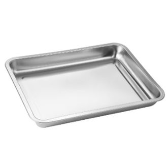 美厨（MAXCOOK）  304不锈钢色深方盘40cmMCFT2373