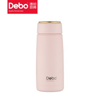 德铂（Debo）  瑞恩真空保温杯300ml容量 迷你316不锈钢儿童学生水杯办公室泡茶杯带茶滤户外随行杯随手杯