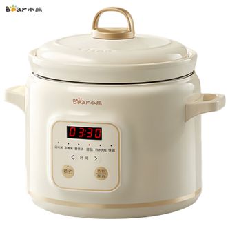 小熊/Bear  电炖锅电炖盅煲汤锅炖汤锅电砂锅煮粥锅婴儿熬粥家用可预约