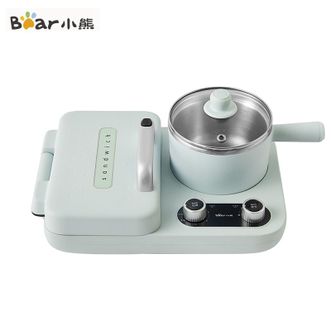 小熊/Bear  早餐机 三明治早餐机多士炉面包机可拆煎饼锅电饼铛轻食机三明治机
