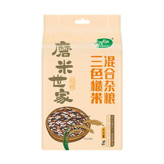 十月稻田  低脂肪三色糙米1kg