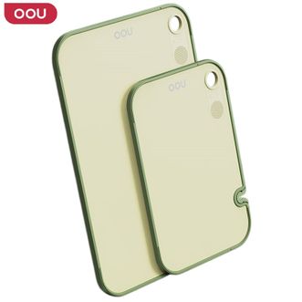 OOU  小麦秸秆秆抗菌菜板 厨房家用案板抗菌双面防霉切菜板方便悬挂 小号