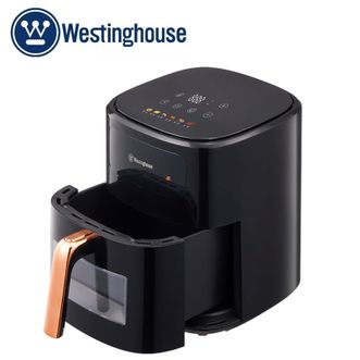 西屋/Westinghouse  可视空气炸锅智能家用多功能全自动触控6L大容量新款电炸锅A158 曜石黑
