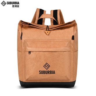 SUBURBIA  时尚双肩包男背包女生轻便逛街大容量包手提包大学生环保书包15.6英寸电脑包  HEL-BAP-007