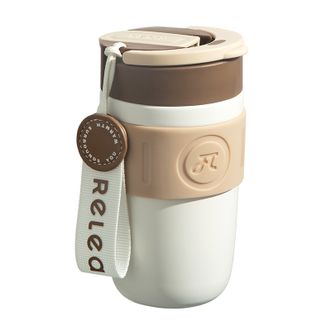 物生物  星语晶瓷咖啡便携保温杯 400ML
