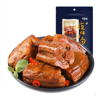 百草味 甜辣味鸭脖子170g*1袋 鸭肉熟食卤味小吃  鸭肉小吃