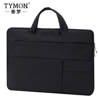 泰梦/TYMON  笔记本电脑包手提 防水防刮轻薄内胆包 黑色