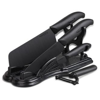 美瓷（MYCERA）  经典系列陶瓷刀厨房刀具五件套 刀具套装 TES04B－B