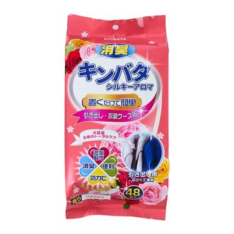 kinbata  衣物防虫防霉香氛包衣柜防霉防虫防潮除味花香干燥剂 玫瑰花香        T-150