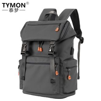 TYMON泰梦 双肩包男士商务电脑包大学生书包休闲运动潮流背包 街角故事TM-S0082
