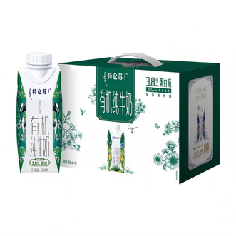 蒙牛  有机纯牛奶梦幻盖250ml*10瓶 早餐奶 提装