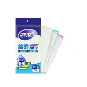 妙洁 厨房绵柔抹布 6片 30cm*30cm 百洁布洗碗布洗碗巾MTC3*2