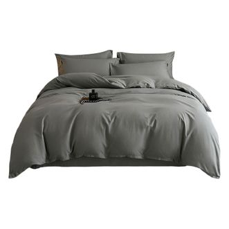 唐纳家纺  洛卡棉三件套-高级灰 TN-KTL25046