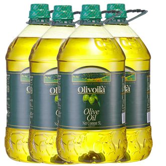 欧丽薇兰  橄榄油5L*4大桶装 家庭囤货组合装