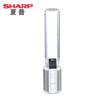 夏普/Sharp  无叶风扇家用电风扇加湿空气循环净化扇除菌摇头塔式遥控轻音柔风落地扇智能节能儿童扇  PJ-BD606A