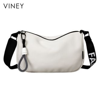 viney  时尚百搭腋下包女包帆布包轻奢休闲女士单肩包简约斜挎包 V90871