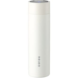 物生物（RELEA）  极度数显保温杯泡茶杯316不锈钢杯子 寻雪白  500ML JV012245-0500-BQ00