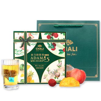 CHALI  亚当的果园盒装  57.5g（20包）  4种口味茶包蜜桃乌龙水果茶果茶叶
