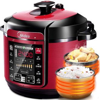 美的/Midea  电压力锅  家用全自动压力锅高压  WQC60A5