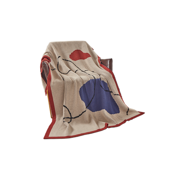 洁丽雅/Grace  ins风北欧提花针织毯  CP1013   印象  120*150cm