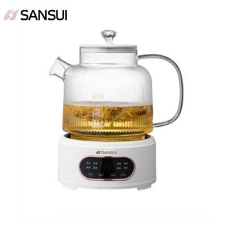 SANSUI  养生壶KT-1840 智能分体水壶八大功能触控面板1L容量预约功能高硼硅玻璃壶体