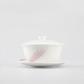 Air China  国航金玉满堂强化瓷汤盅套装