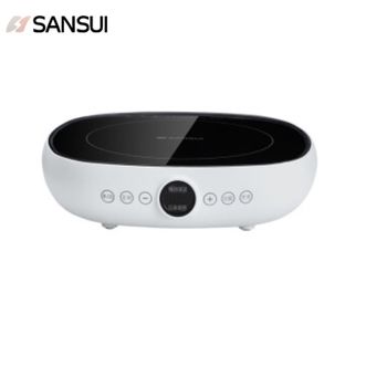 SANSUI  电陶炉ST-2801 家用黑晶面板爆炒炉围炉带烤网2800w大功率爆炒可烧烤定时调节