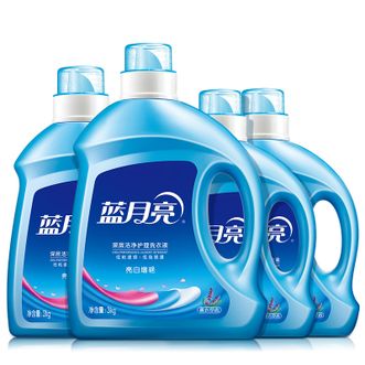 蓝月亮 薰衣草亮白增艳洗衣液组合套装3kg+2kg+1kg*2 蓝月亮 薰衣草亮白增艳洗衣液组合套装3kg+2kg+1kg*2