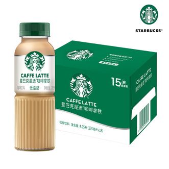 星巴克  星选 咖啡拿铁 270ml*15瓶 即饮咖啡饮料 低脂肪
