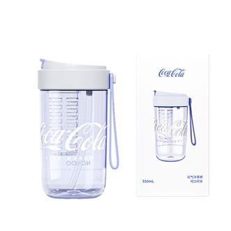 NONOO  元气冷萃杯·可口可乐联名吸管水杯冷萃杯泡茶杯便携杯子550ml   流光紫  CNP550L1