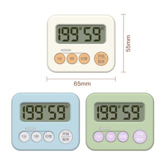 得力/Deli  厨房电子计时器磁吸数显学习运动计时LE202