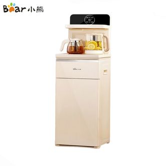 小熊/Bear  茶吧机CBJ-E12T6【冷热型】  家用下置式智能恒温烧水饮水机高端客厅玻璃烧水壶立式折叠一体茶水机免安装 【折叠秒安装】