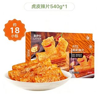 来伊份   虎皮辣片540g网红辣皮辣片豆皮