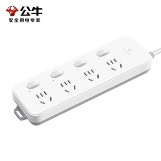 公牛（BULL）  插座 4位分控3米超功率保护 GN-311