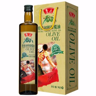 鲁花  特级初榨橄榄油礼盒700ml*1 礼盒包装