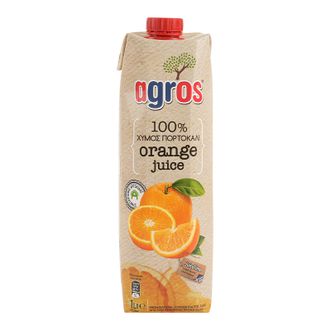 莱果仕  100%橙汁饮料1L*3  希腊进口 大瓶装纯果汁来自欧洲阳光果园