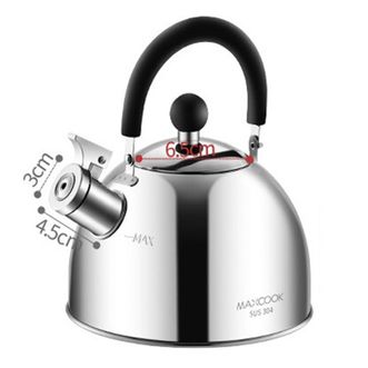 美厨（MAXCOOK）  不锈钢水壶3.0L烧水壶加厚鸣音锌合金壶嘴煤气电磁炉通用水壶MCH5503