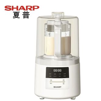 夏普/Sharp  小型破壁机 多功能豆浆机榨汁机辅食机 六重降噪可预约 料理机早餐机 EM-S200L-W