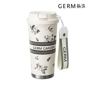  格沵/germ  栀子系列闪耀保温 杯500ml 大容量 便携吸管 水杯子 GM138B12829
