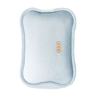 奥克斯/AUX  AUX-103毛绒湖蓝充电暖手宝暖宝宝暖水袋暖手袋暖宫暖脚神器