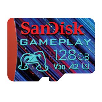 闪迪/SanDisk  128GB TF存储卡 A2 U3 V30 4K游戏内存卡 快速读速190MB/s 不卡顿 游戏机掌机专用卡