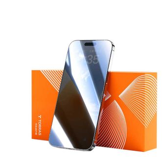 图拉斯iPhone15防窥膜防窥钢化膜新款手机防偷窥屏保全屏屏高清苹果15【轻隐版单片装】