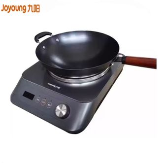 九阳/Joyoung  电磁炉C35Z-C751-B1 聚能凹型面板受热均匀3500W大功率智能多功能面板触摸旋钮电磁灶配炒锅