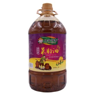 邻家饭香  非转基因物理压榨二级菜籽油  5L  优选当季菜籽压榨食用油