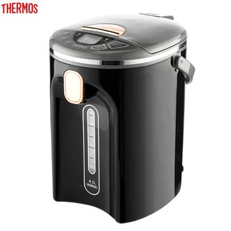 膳魔师（THERMOS）  4L电热水瓶恒温开水瓶大容量多段调温快速烧水壶暖水壶开水壶电水壶电热水壶EHA-1542E黑色