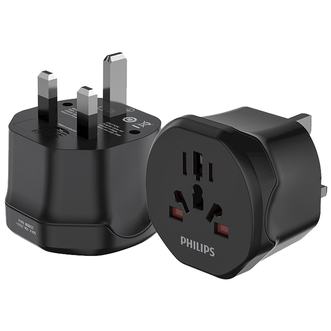 飞利浦（PHILIPS）  SPS1002B多国通用旅行插座/英标转换插头/插座转换器/适用于英国新加坡中国香港迪拜马尔代夫