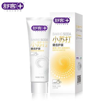 舒客  小苏打牙膏120g*1支 清洁牙齿 调和色素 调节口腔 泡沫绵密丰盈